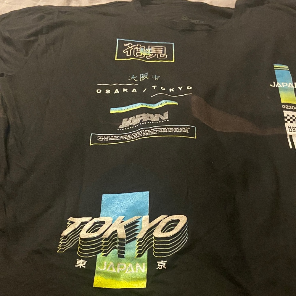 Black Graphic Tokyo Shirt
